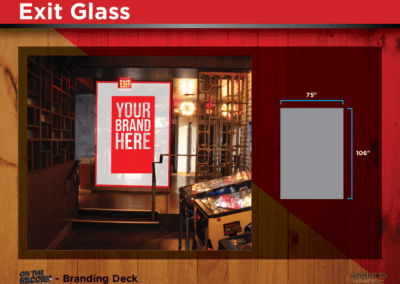 Exit glass